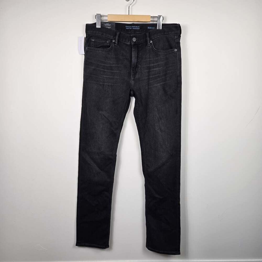 Banana Republic Traveler Men’s 32x34 Black Slim Fit Stretch Jeans NWT